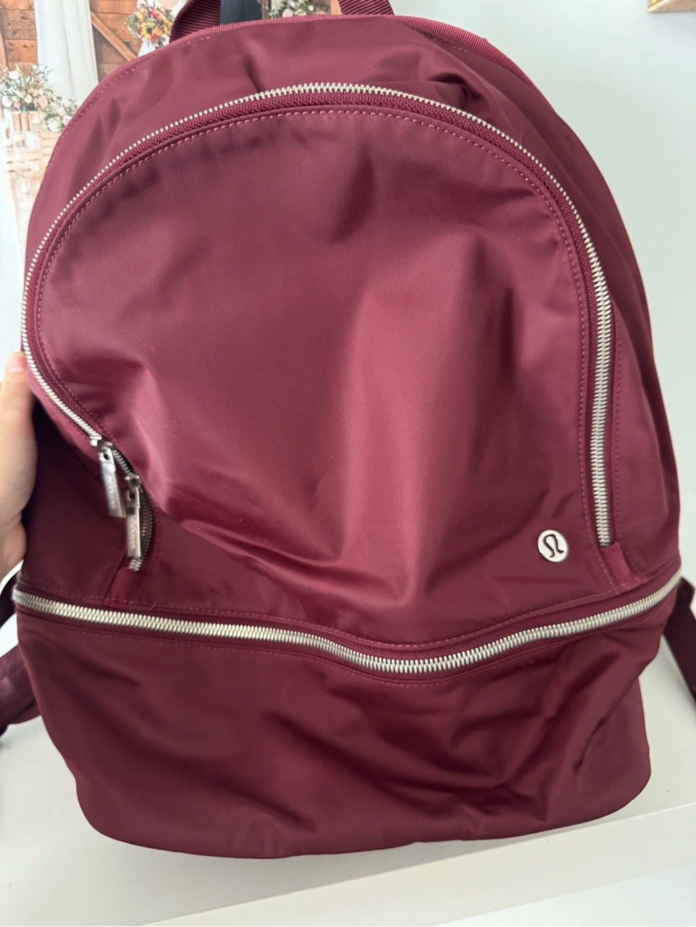 Lululemon Backpack - Wine colour